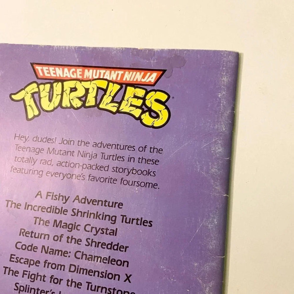 Vintage 1991 TMNT Ninja Turtles Code Name Chameleon A Storybook Adventure - Picture 4 of 13